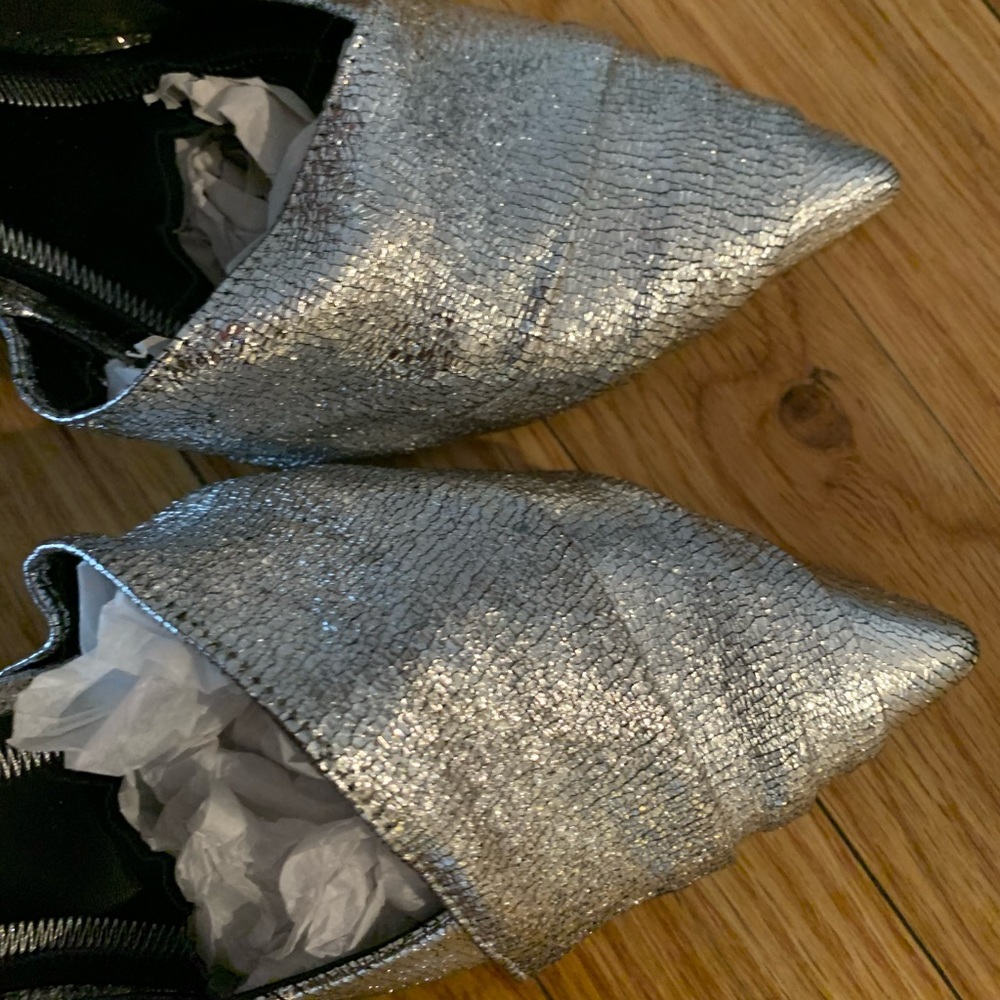 Zara siver heels size 39 ( US 8.5) - Picture 5 of 8